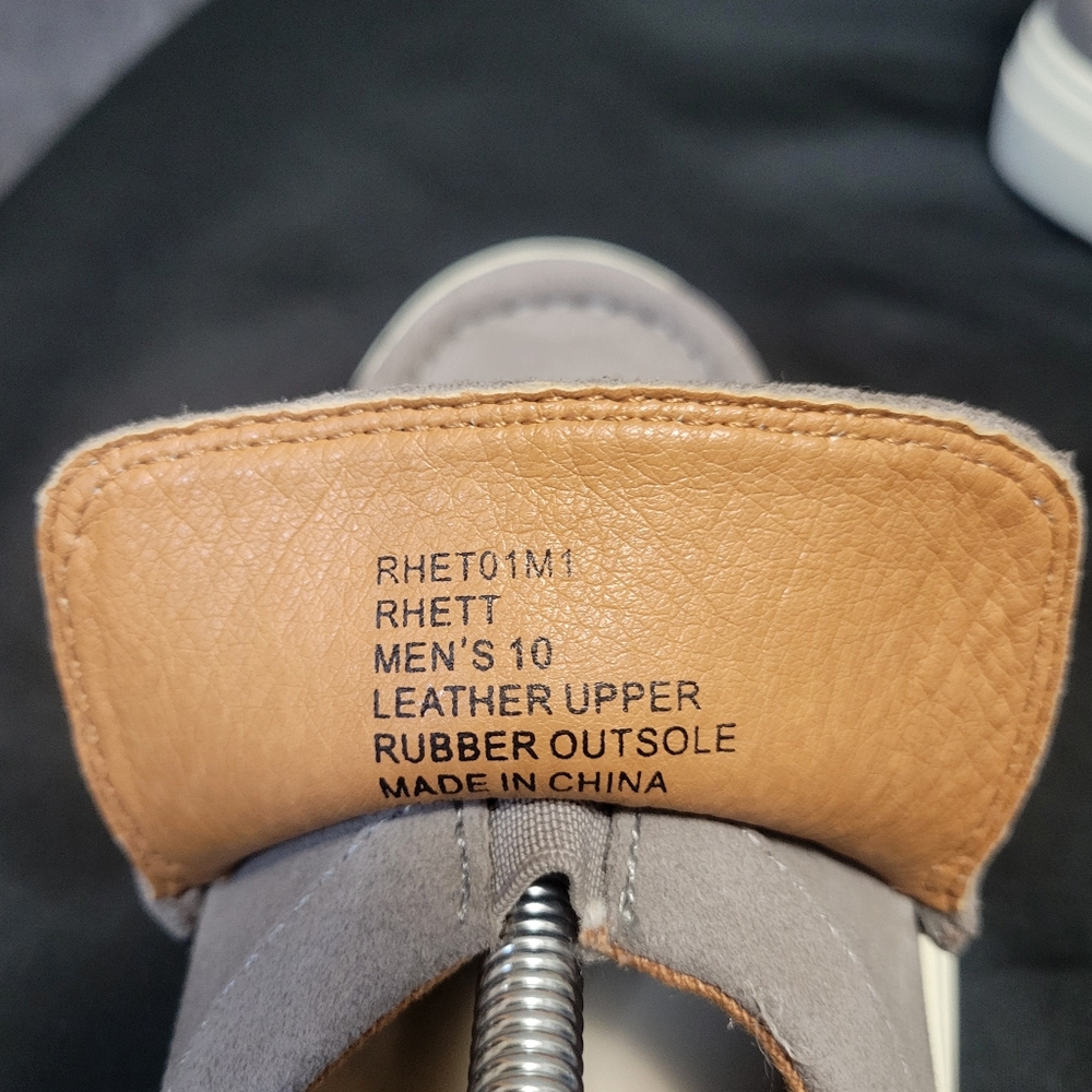 Steve Madden Loafers Suede Mens 10 Gray Slip On Sneakers - Picture 8 of 10